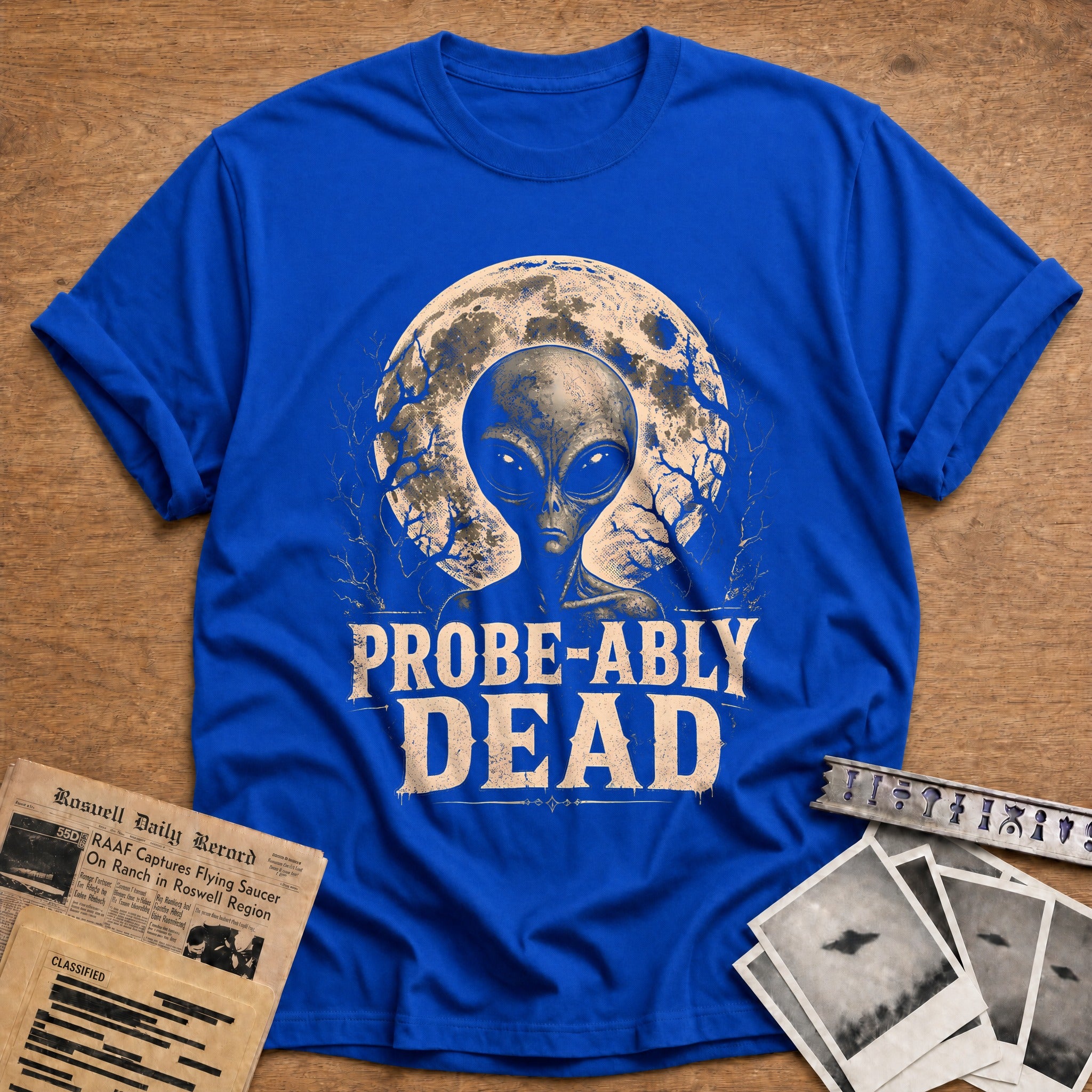 Probe Ably Dead 56 T-Shirt - Royal