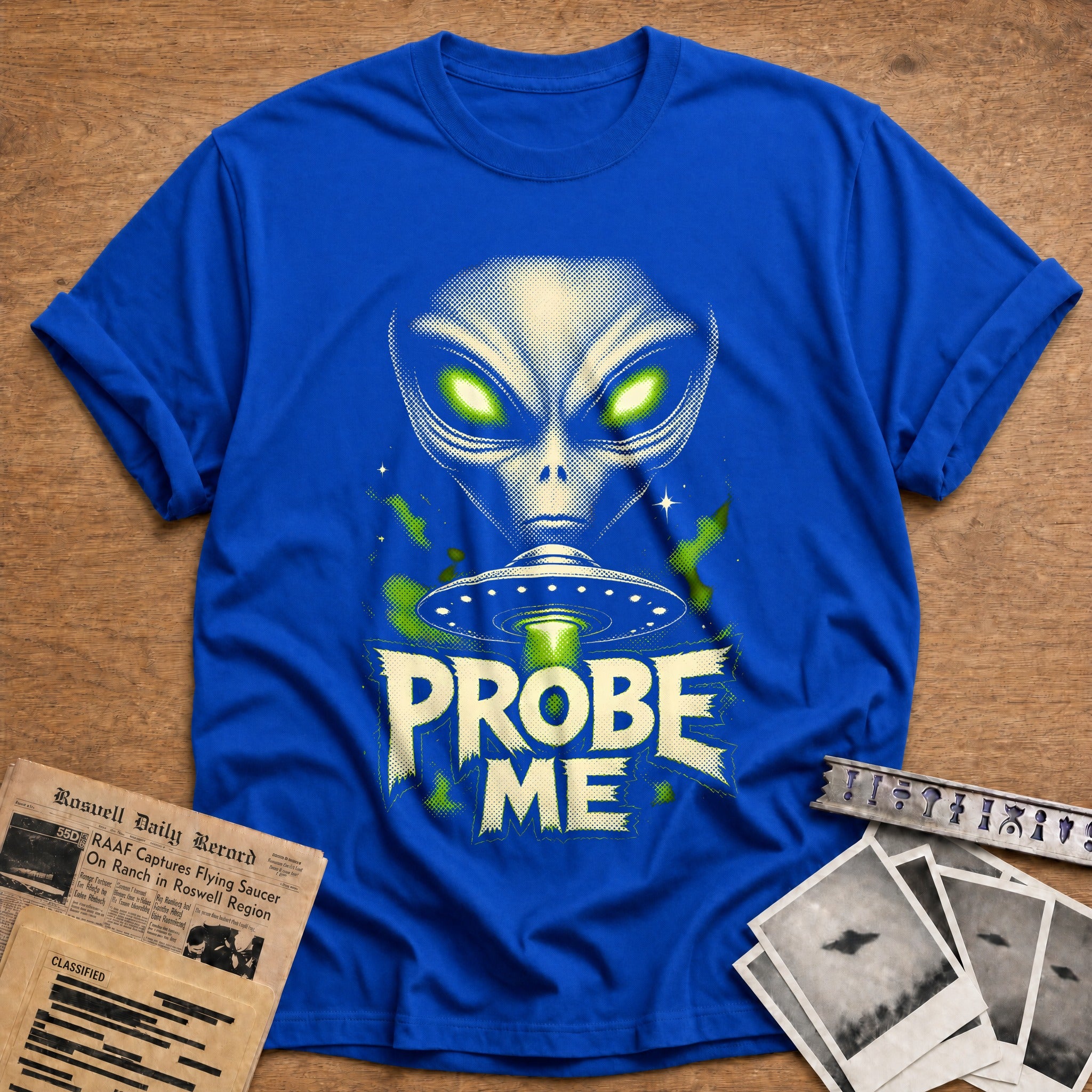 Probe Me Halftone 36 - Royal