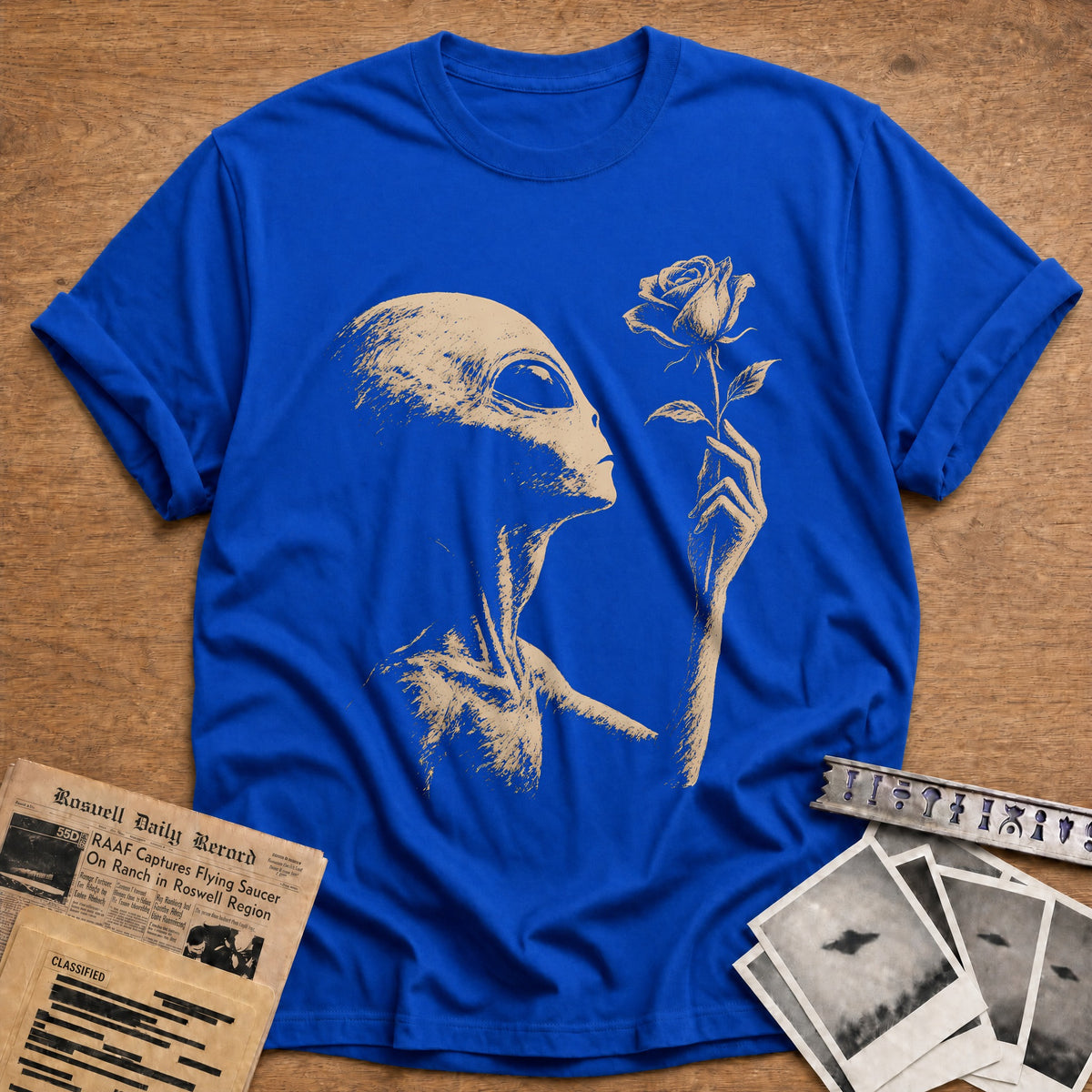 Rose 27 T-Shirt - Royal