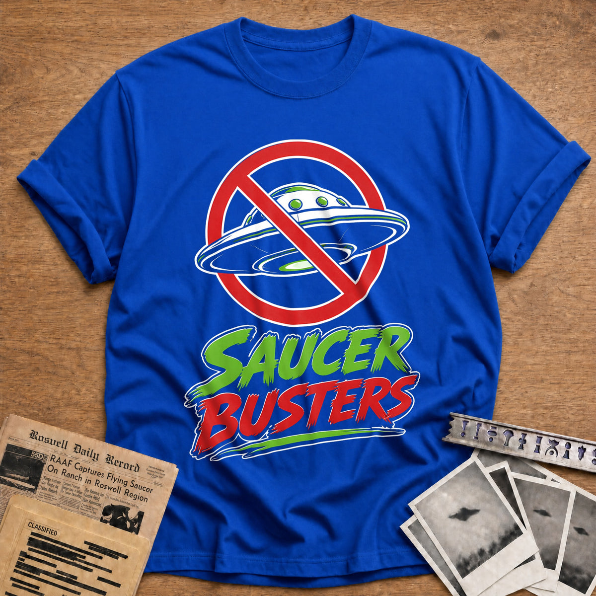 Saucer Busters 98 T-Shirt - Royal