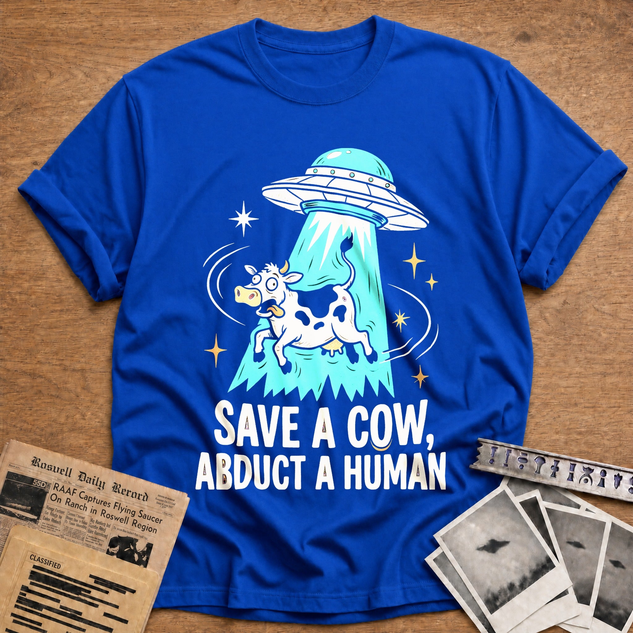 Save A Cow, Abduct A Human - Royal