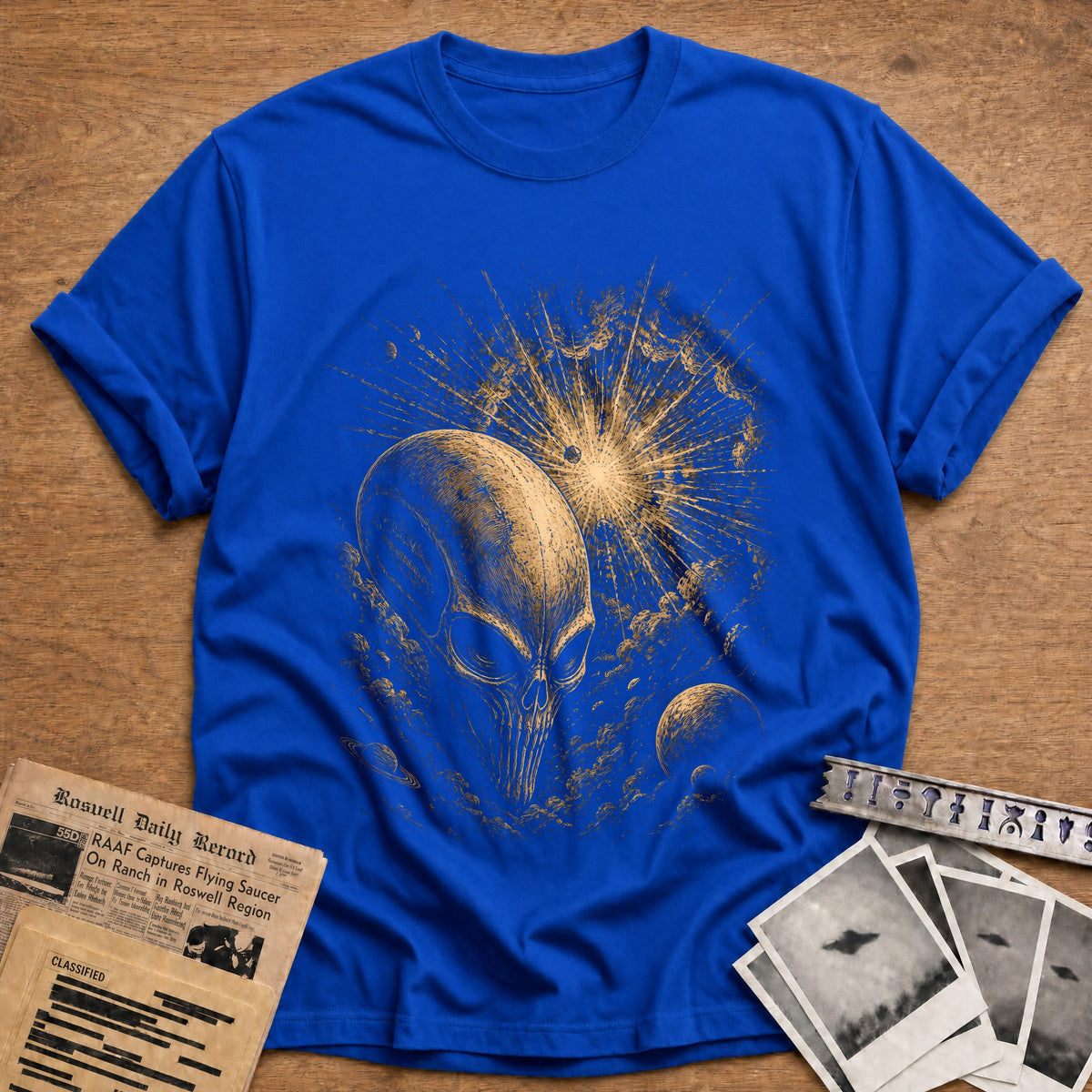 Skull Supernova 20 T-Shirt - Royal