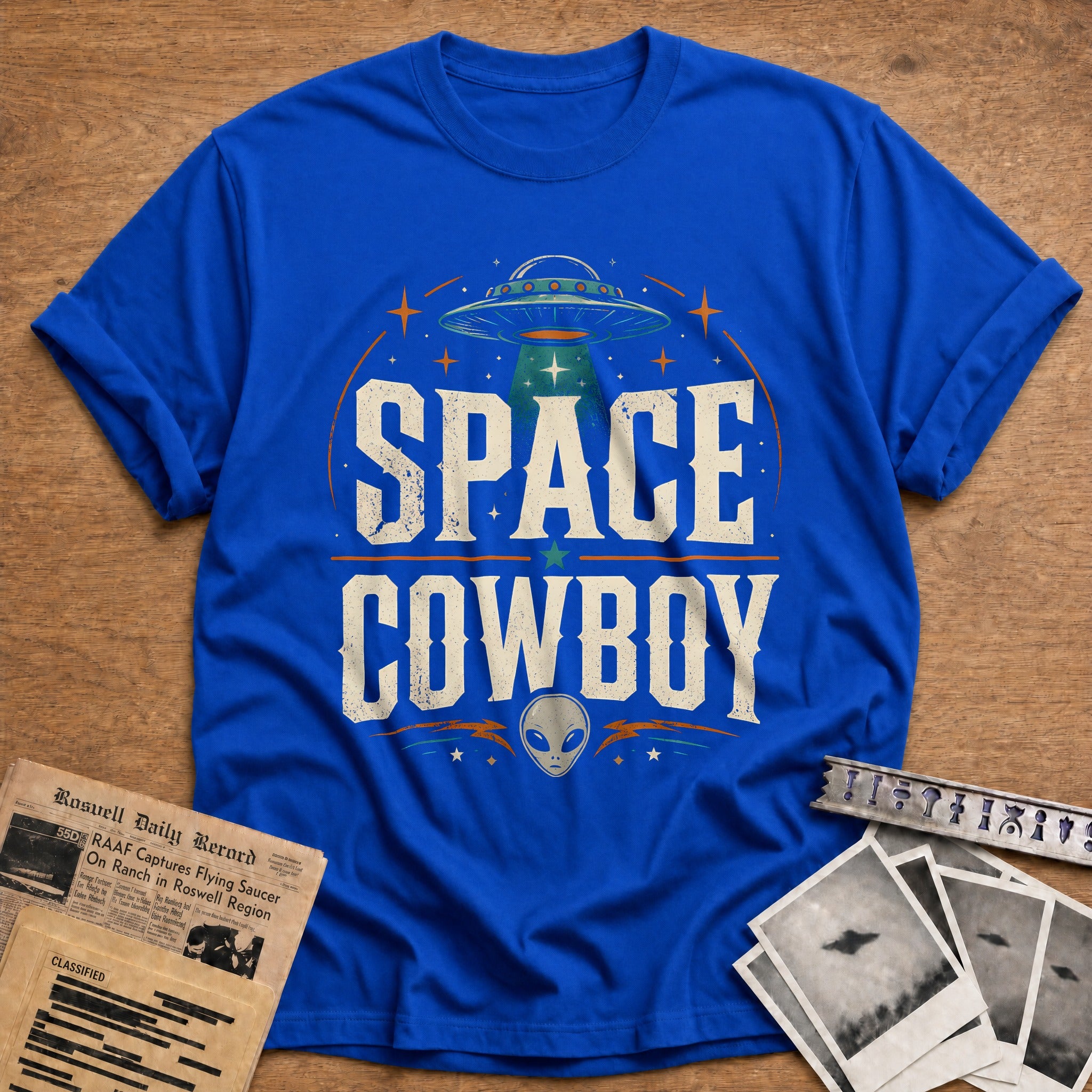 Space Cowboy 59 T-Shirt - Royal