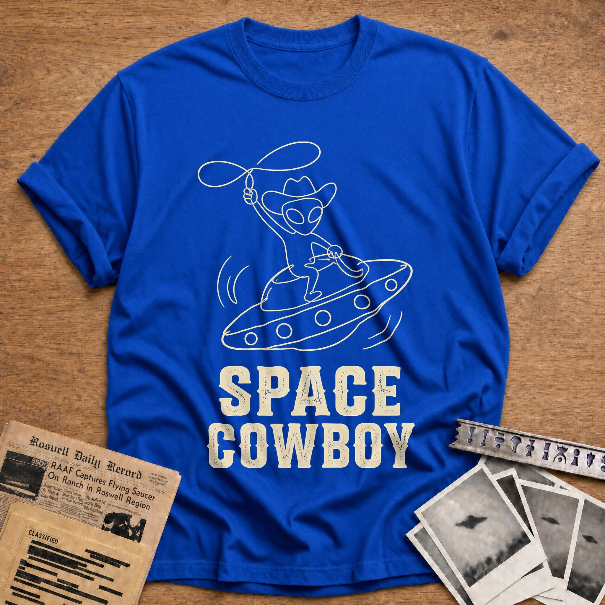 Space Cowboy 87 T-Shirt - Royal