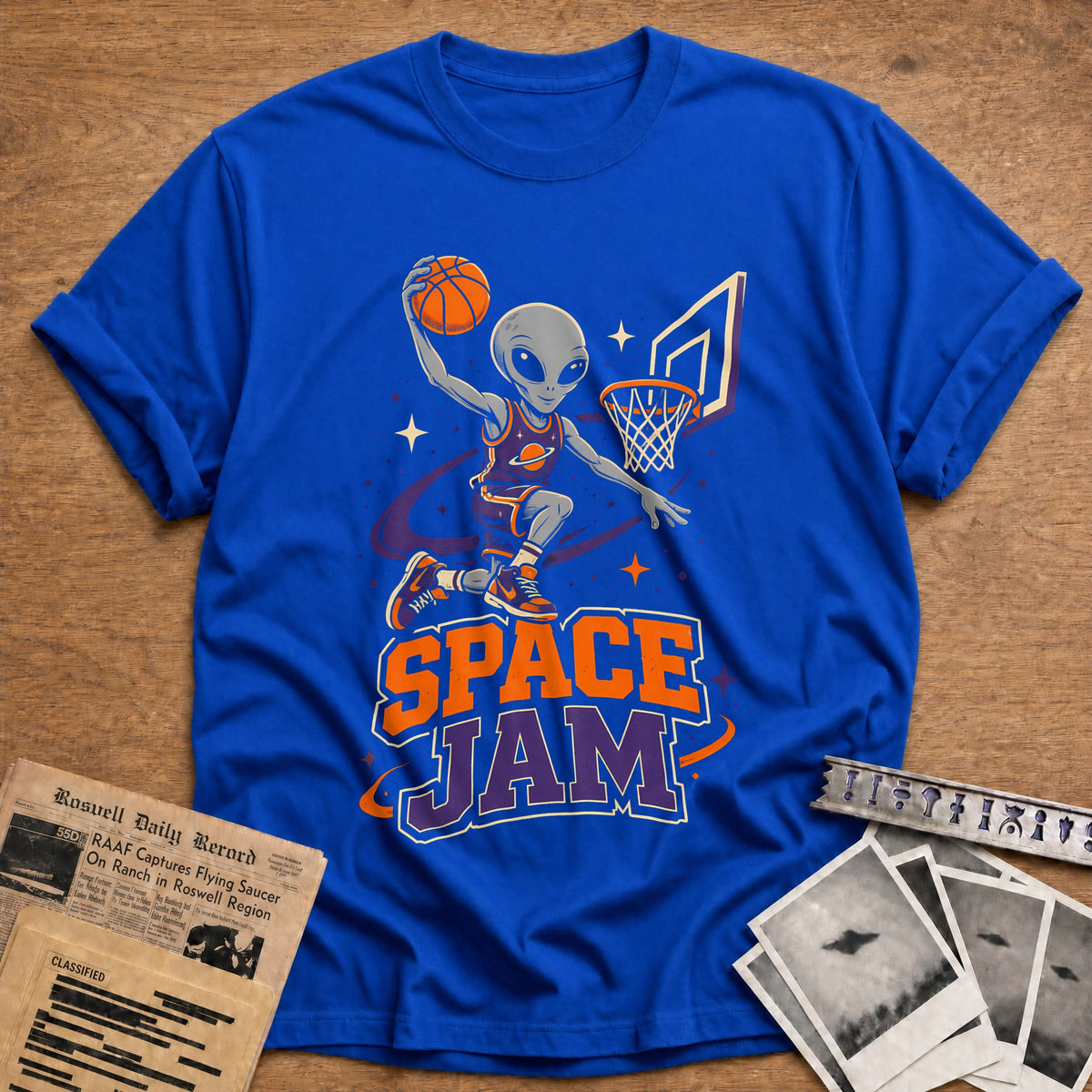 Space Jam 96 T-Shirt - Royal