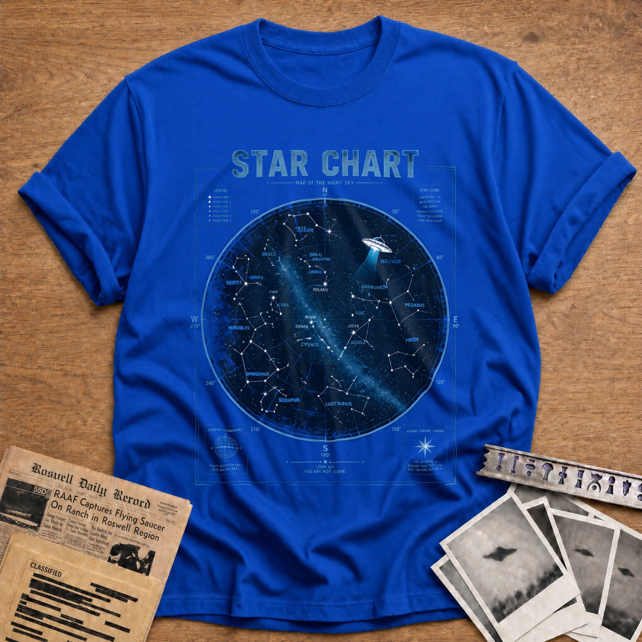 Star Chart T-Shirt - Royal