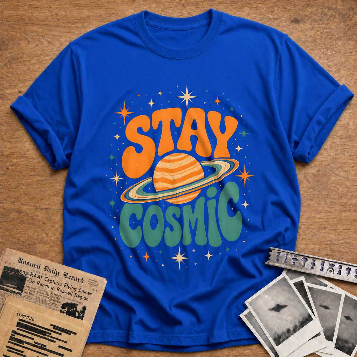 Stay Cosmic 53 T-Shirt - Royal