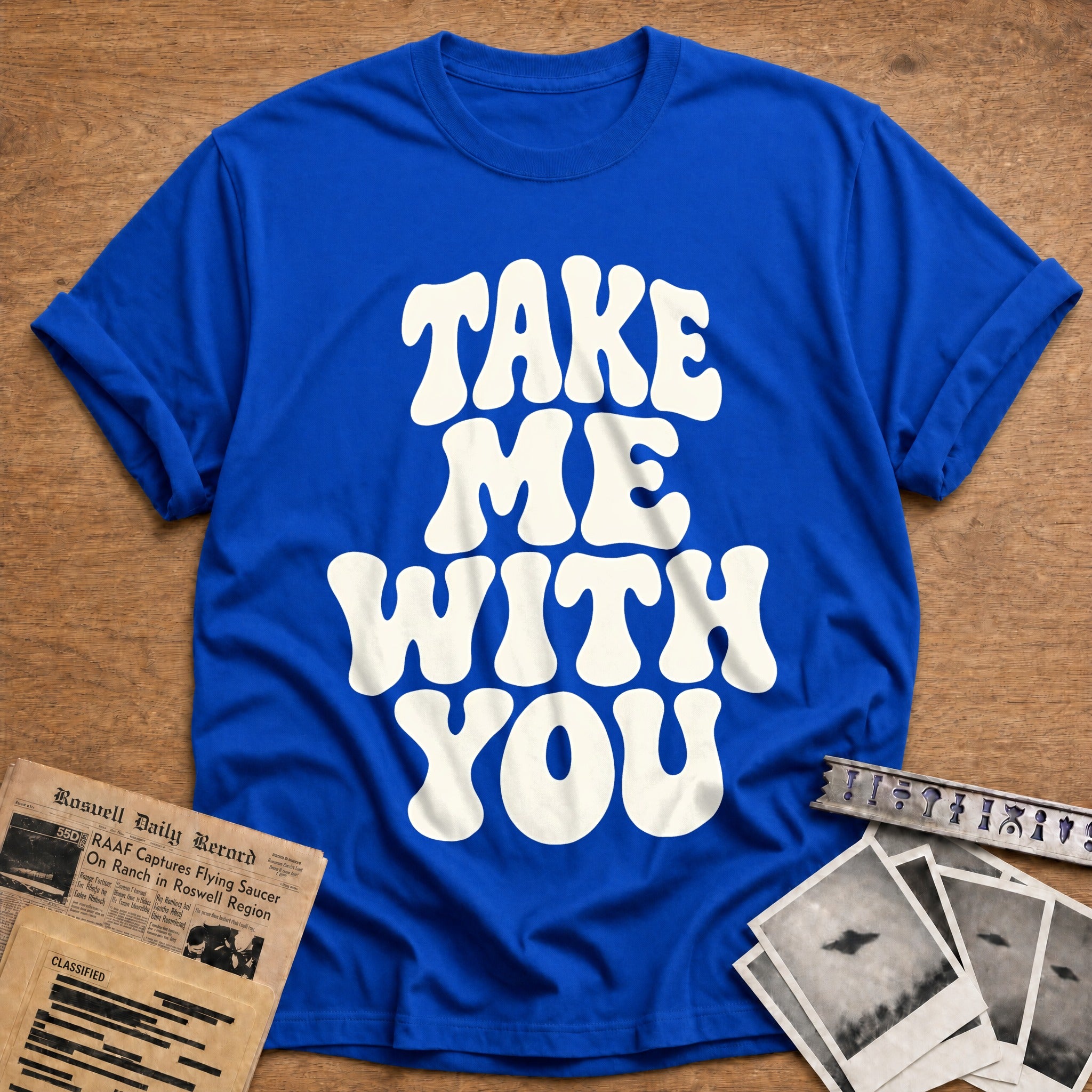 Take Me With You 25 T-Shirt - Royal