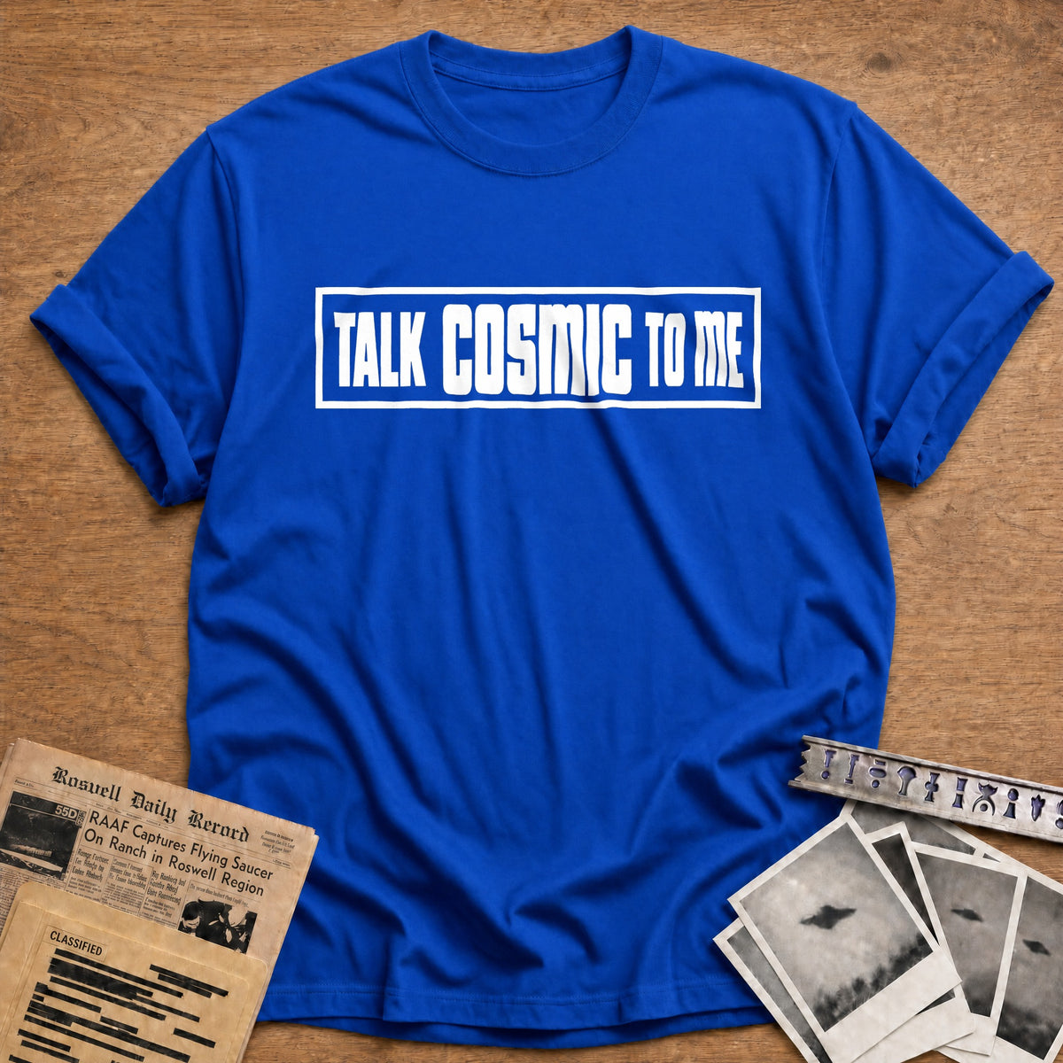 Talk Cosmic To Me 42 T-Shirt - Royal