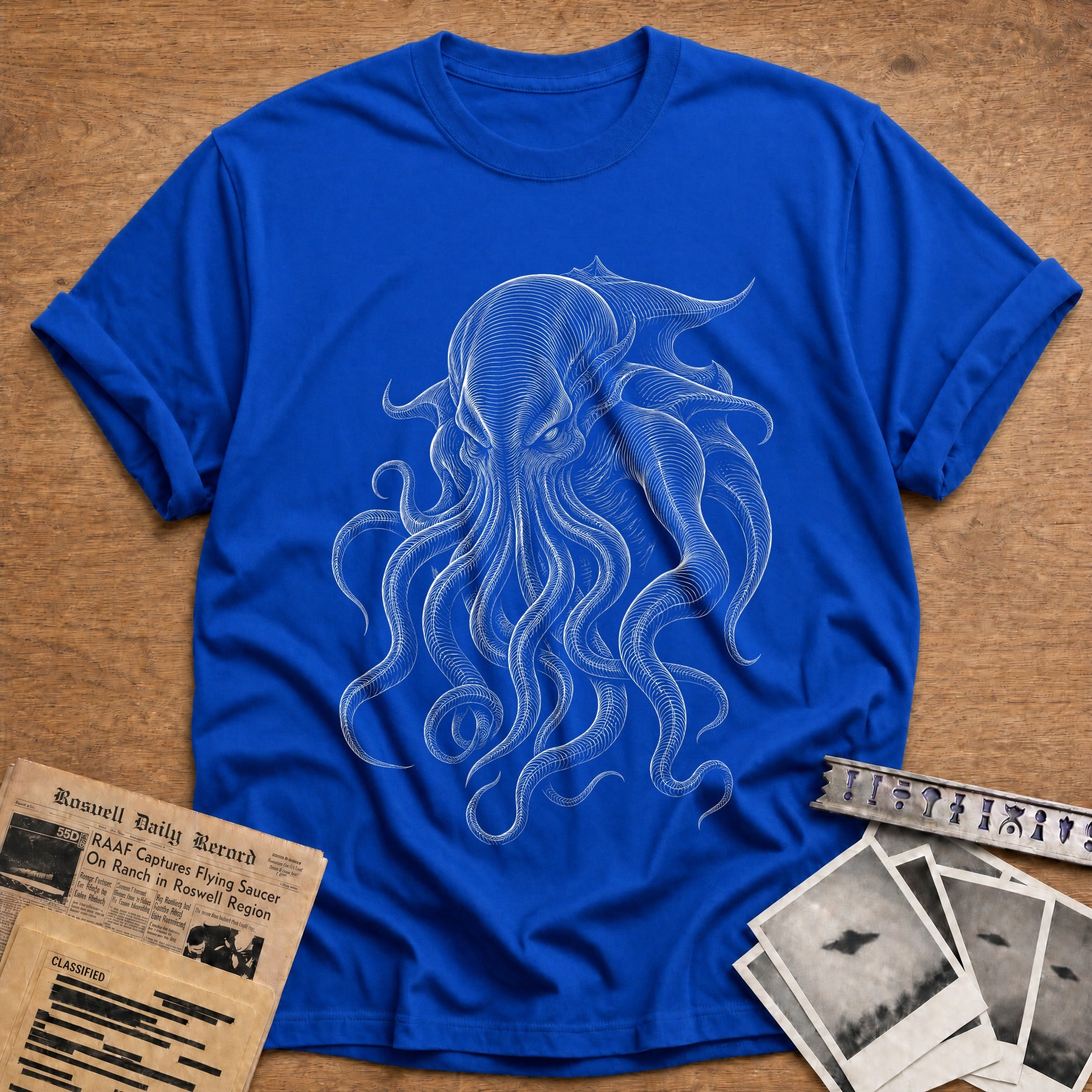 Tentacle Encounter T-Shirt - Royal