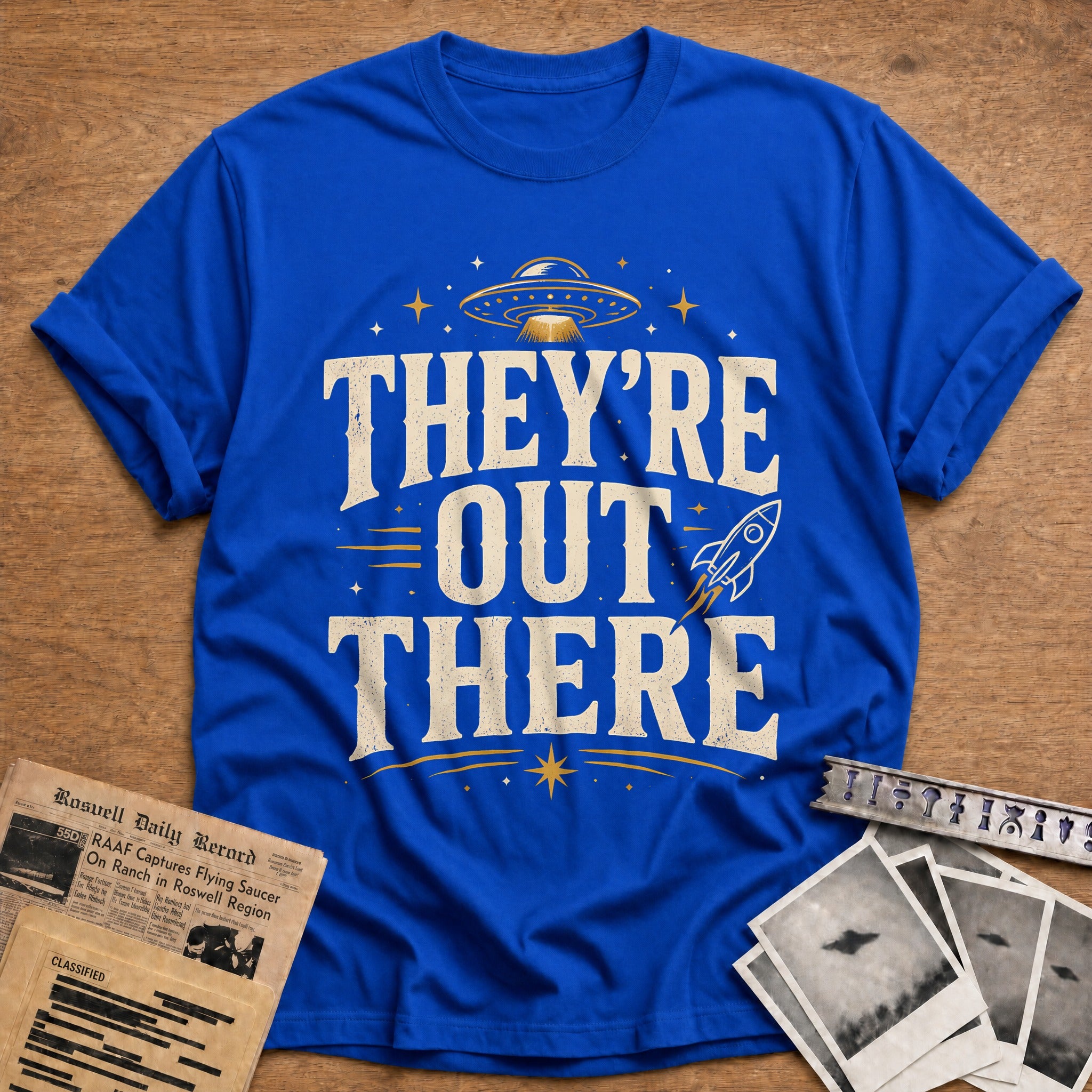 They Re Out There 95 T-Shirt - Royal