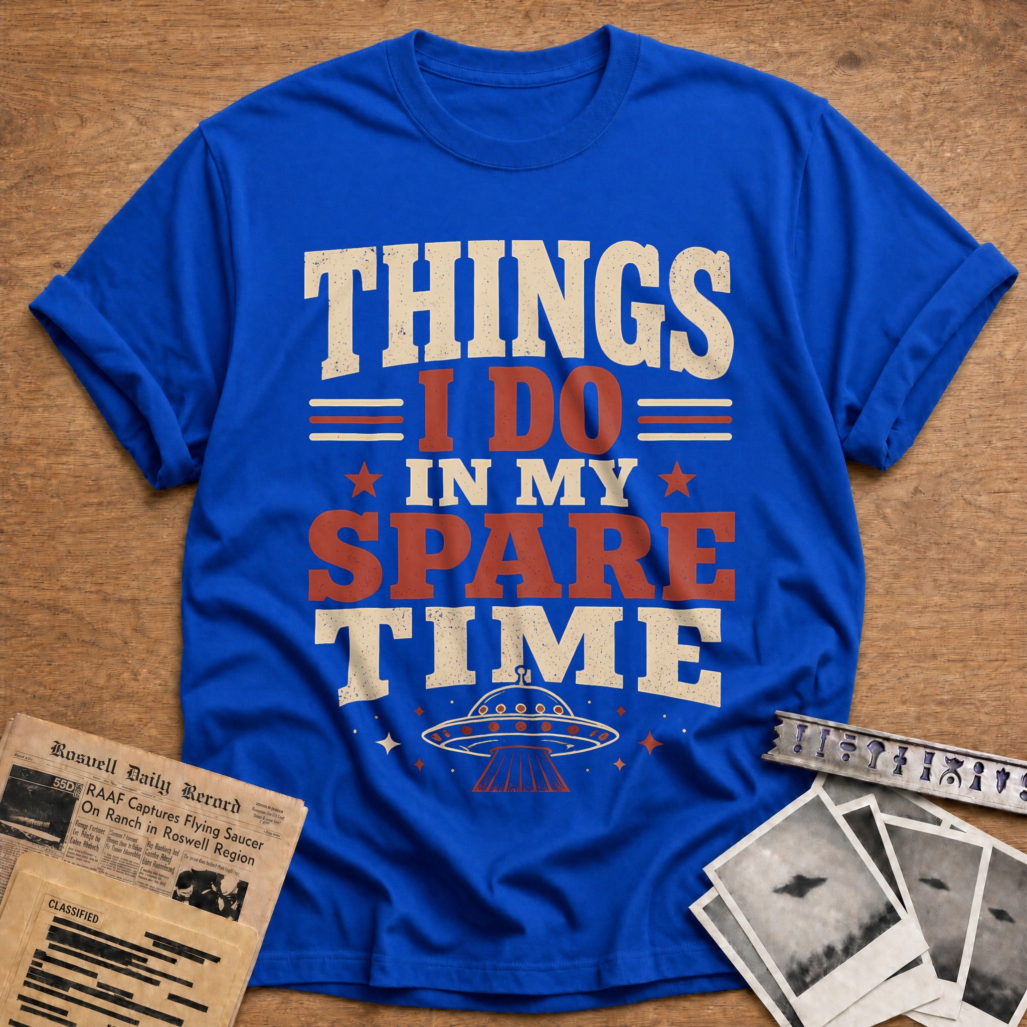 Things I Do In My Spare Time 12 T-Shirt - Royal