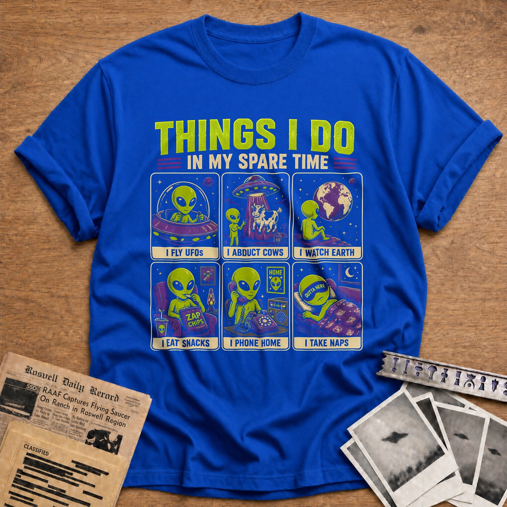 Things I Do Spare Time 95 T-Shirt - Royal
