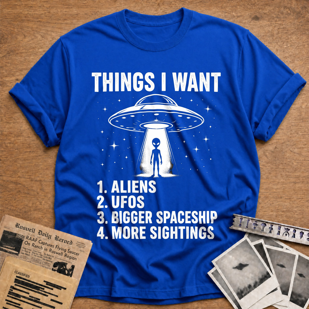 Things I Want 79 T-Shirt - Royal