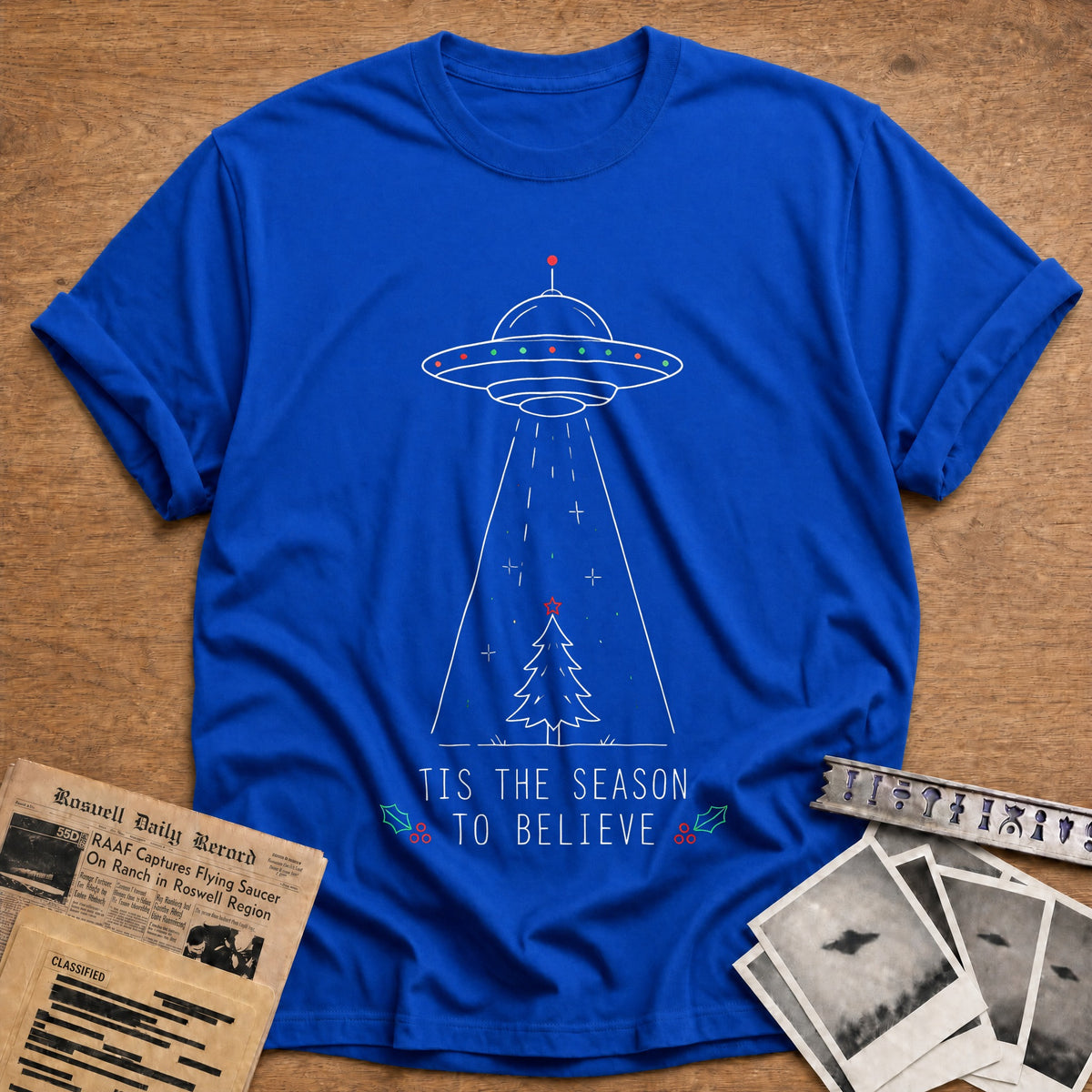 Tis The Season To Believe 82 T-Shirt - Royal