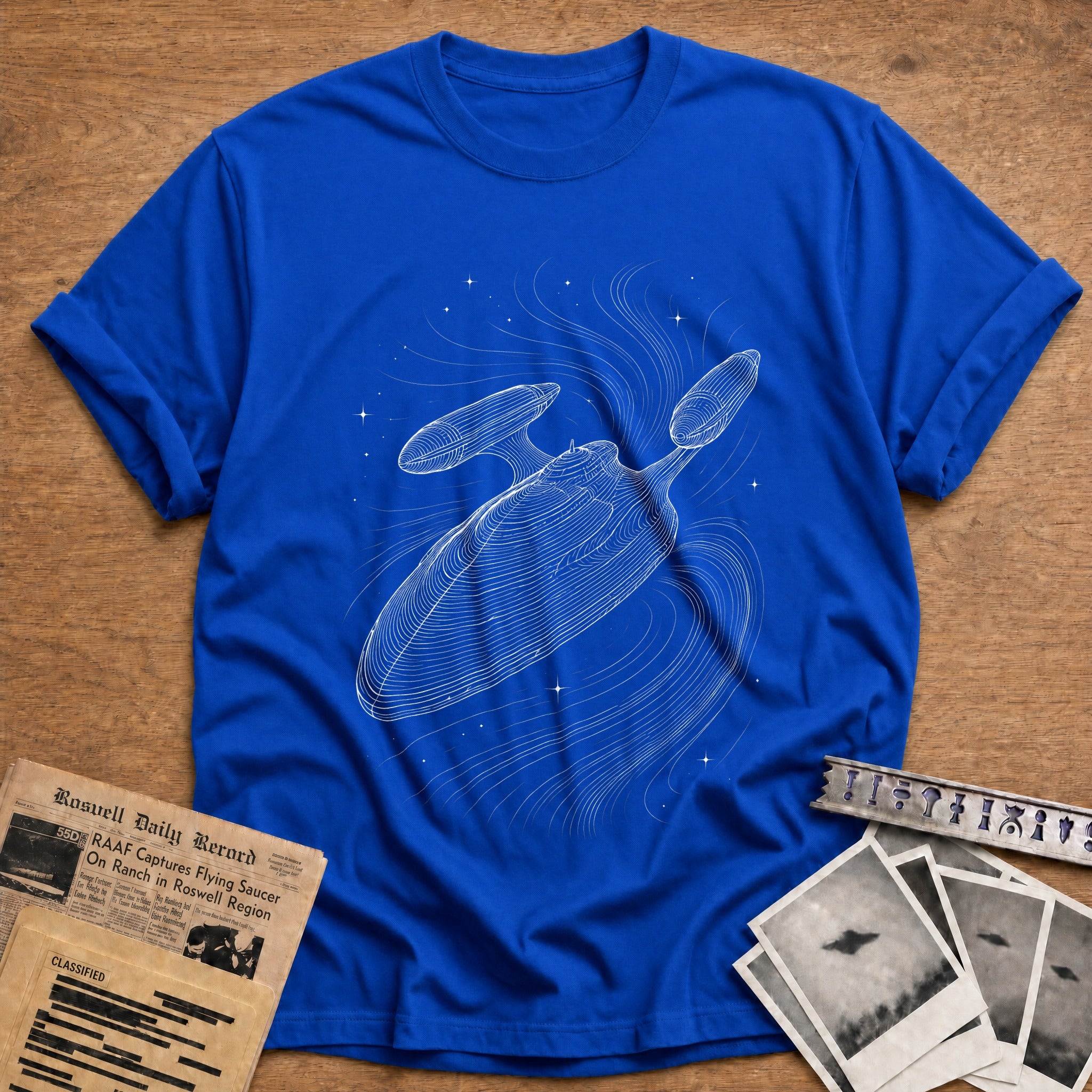 Tractor Beam T-Shirt - Royal