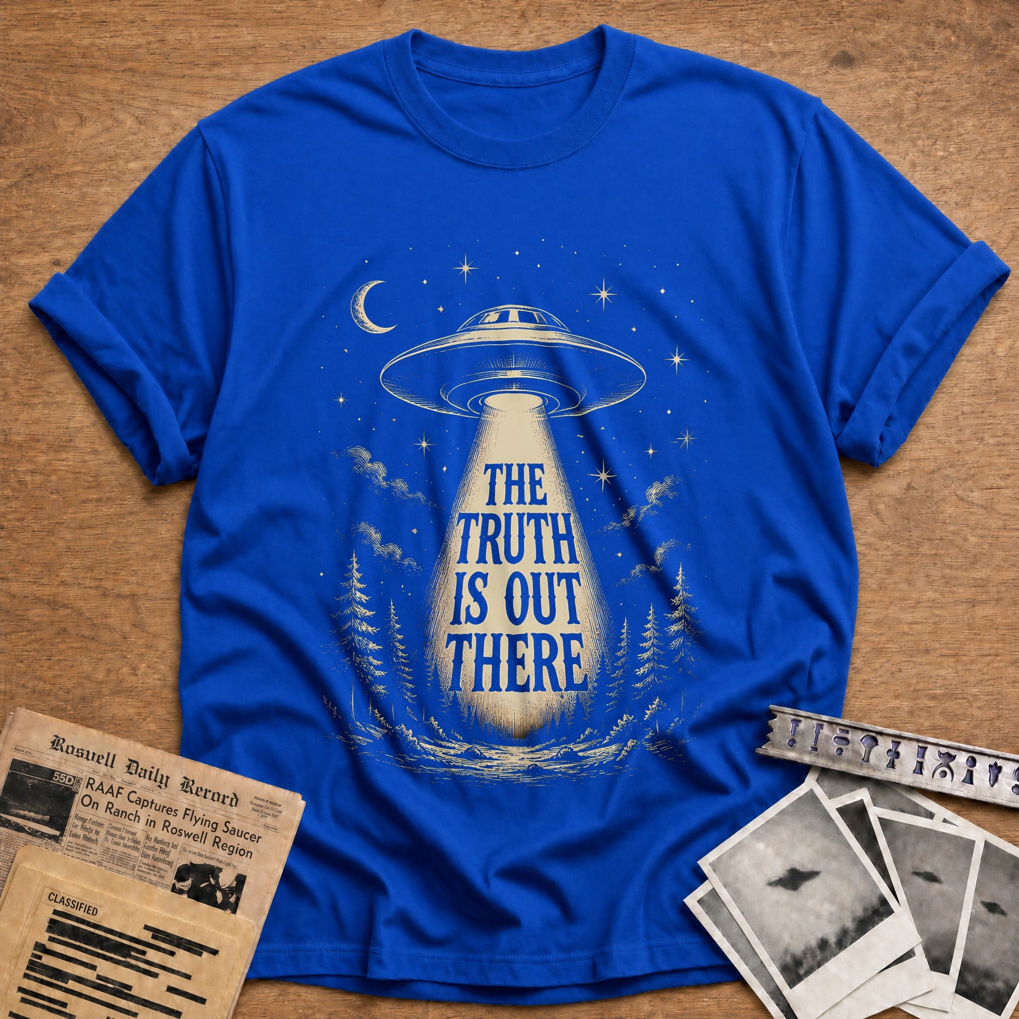 Truth Is Out There 61 T-Shirt - Royal