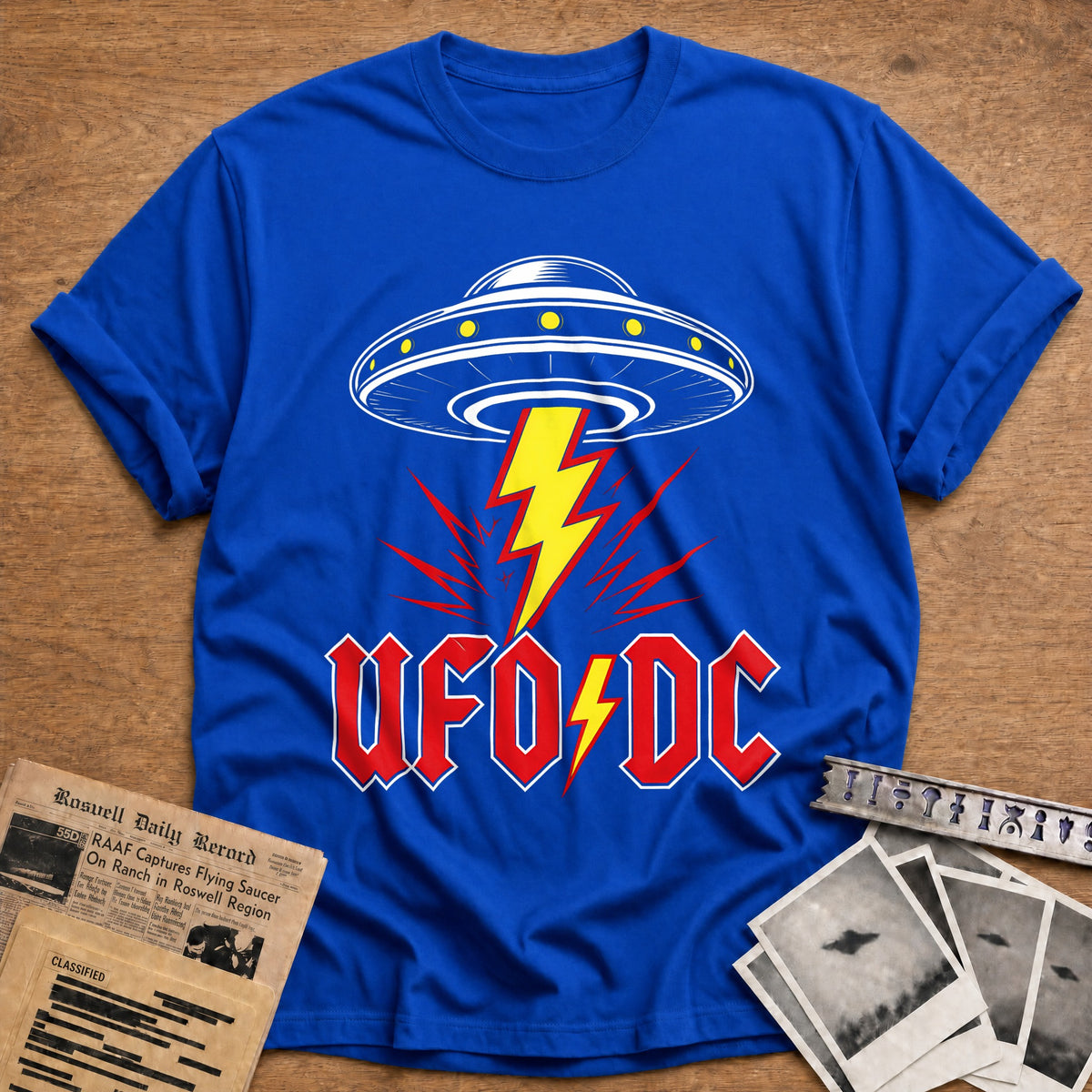 UFO DC 77 T-Shirt - Royal