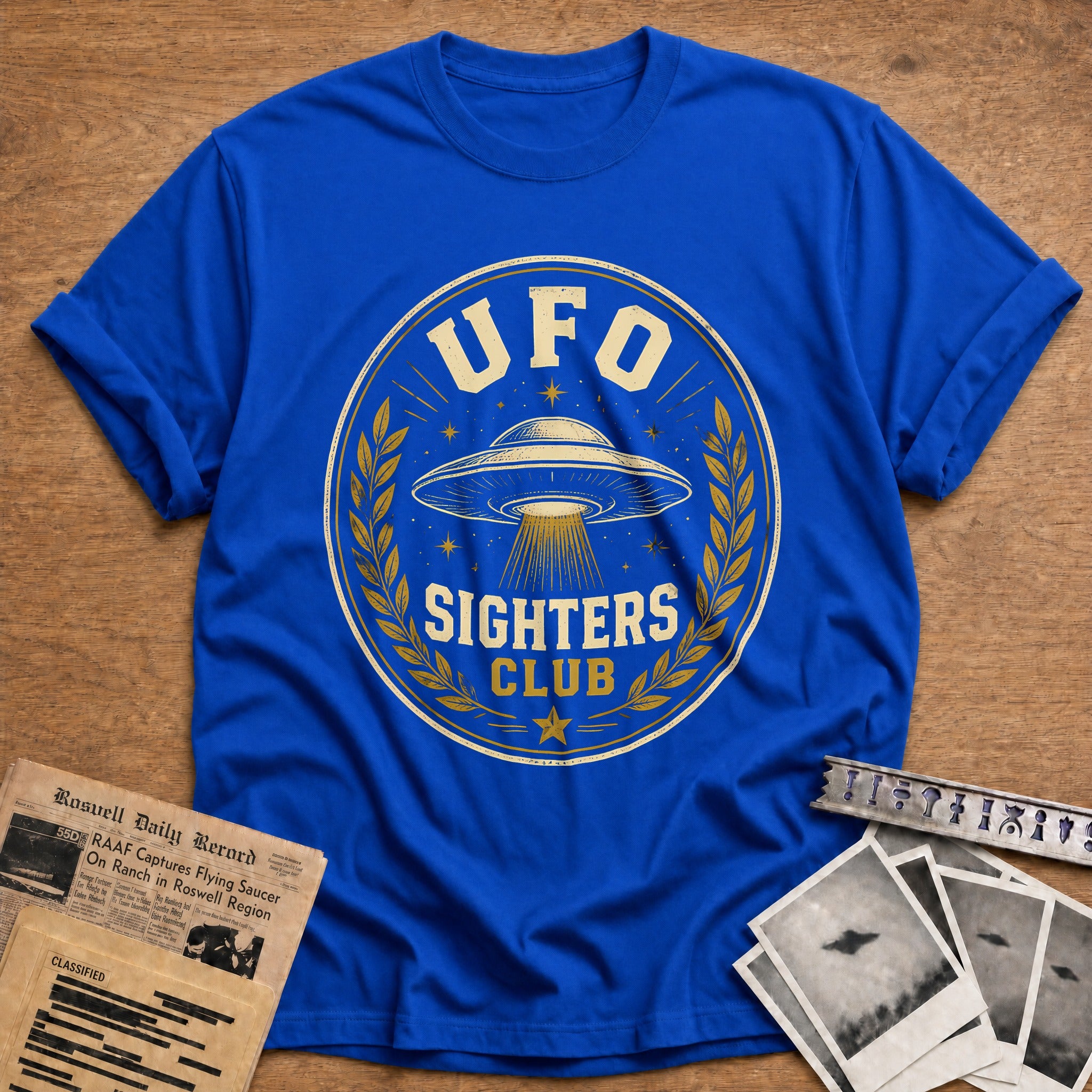 UFO Sighters Club T-Shirt - Royal