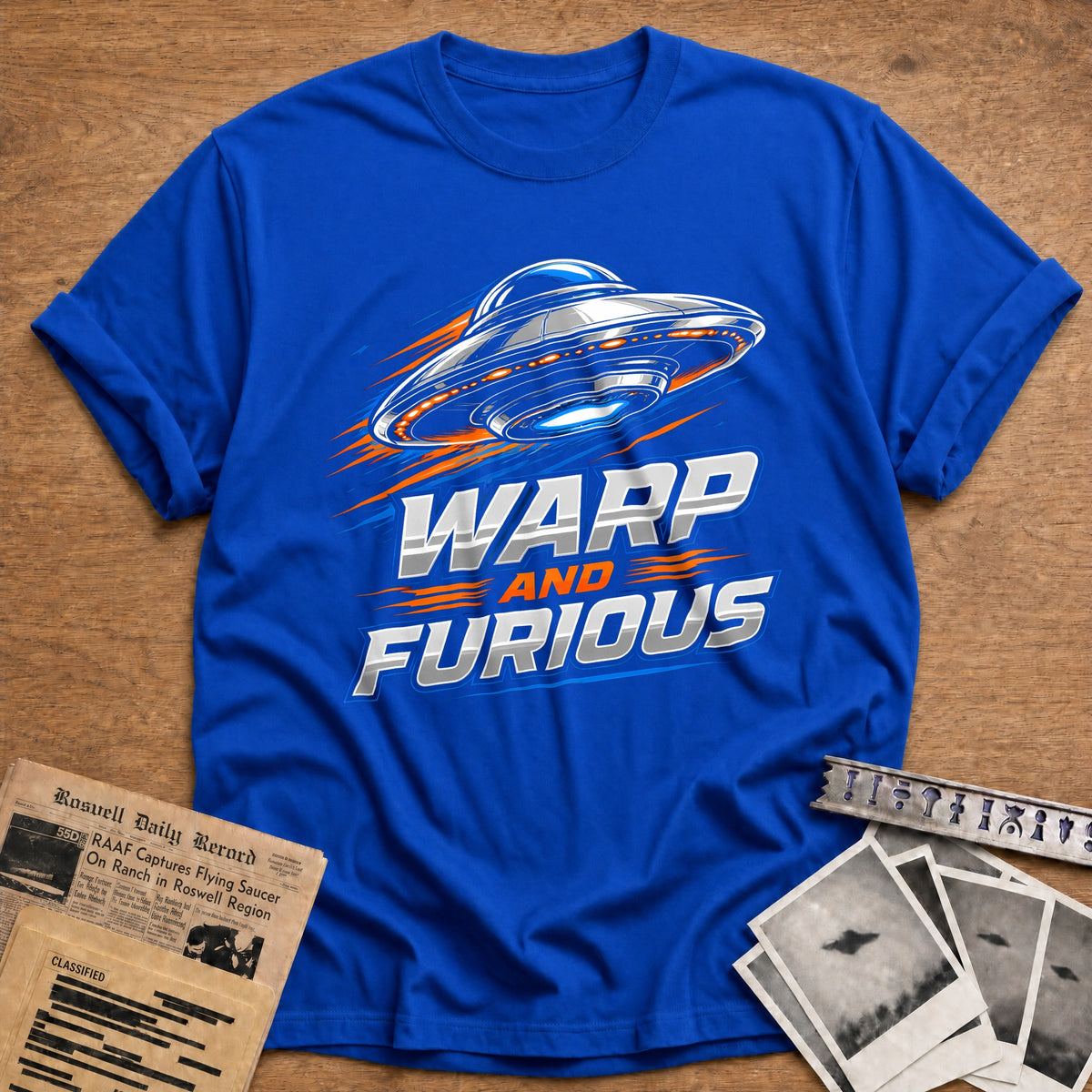 Warp And Furious 98 T-Shirt - Royal