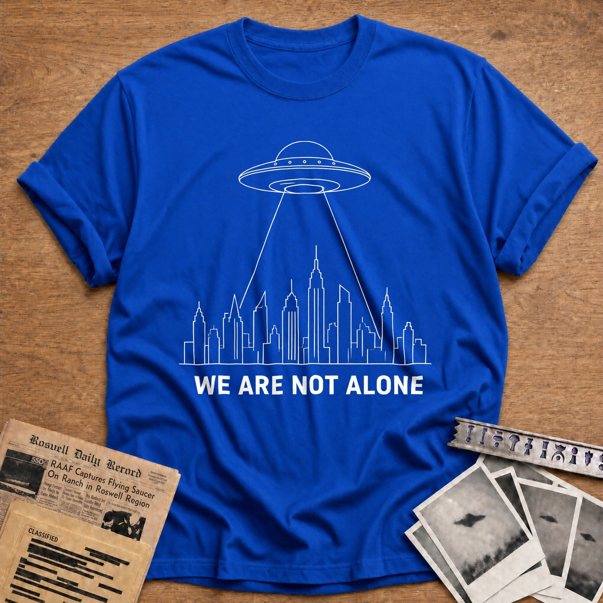 We Are Not Alone 23 T-Shirt - Royal