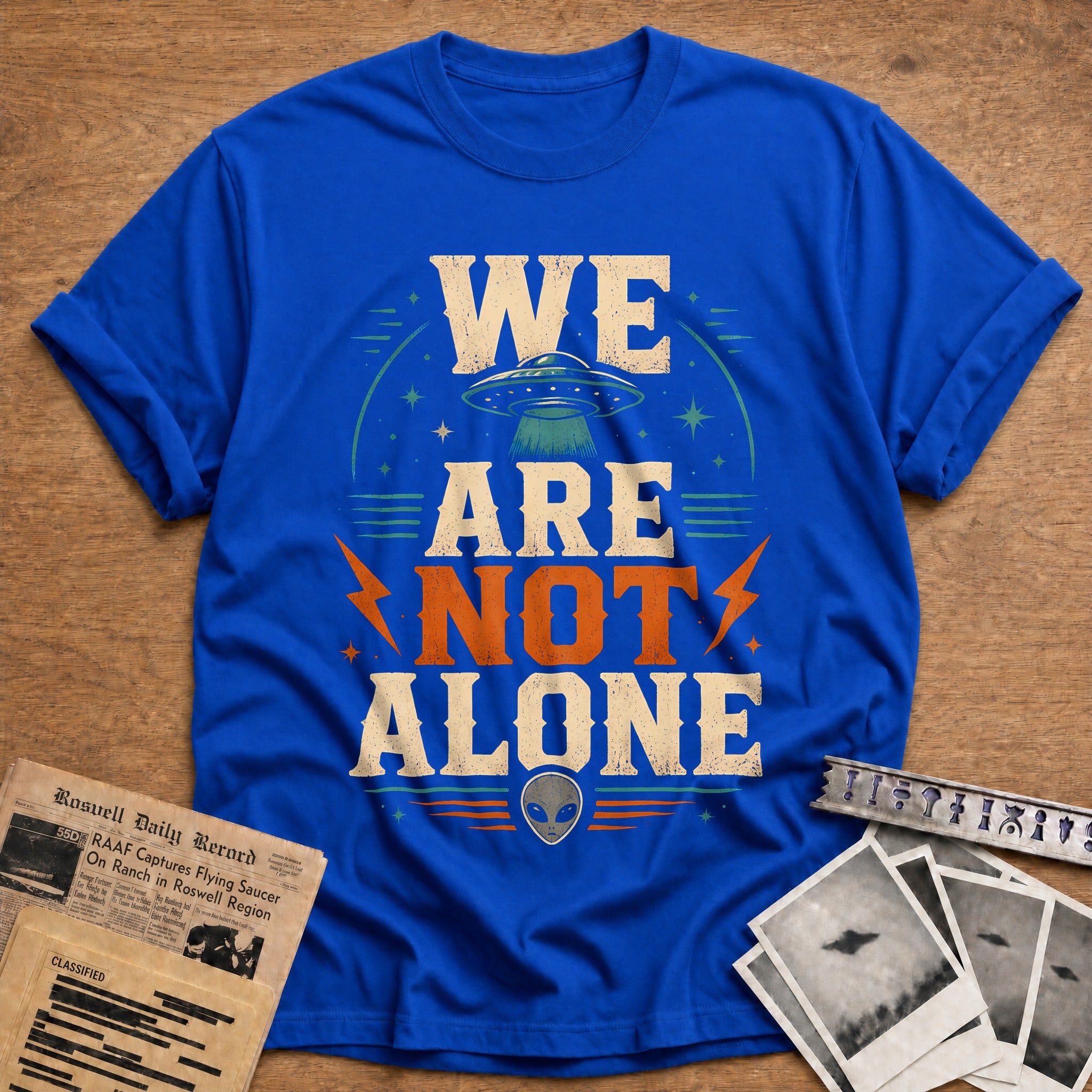 We Are Not Alone 24 T-Shirt - Royal