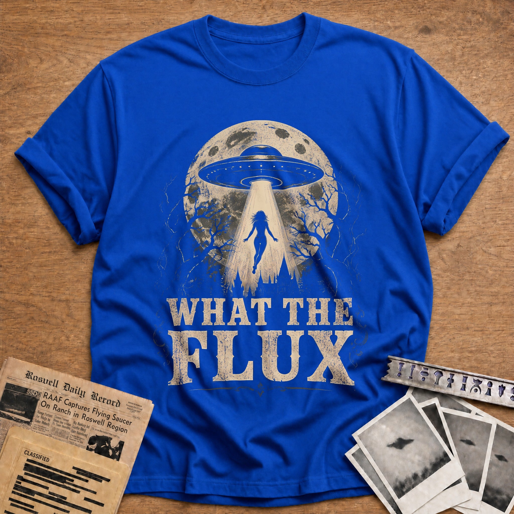 What The Flux 42 T-Shirt - Royal