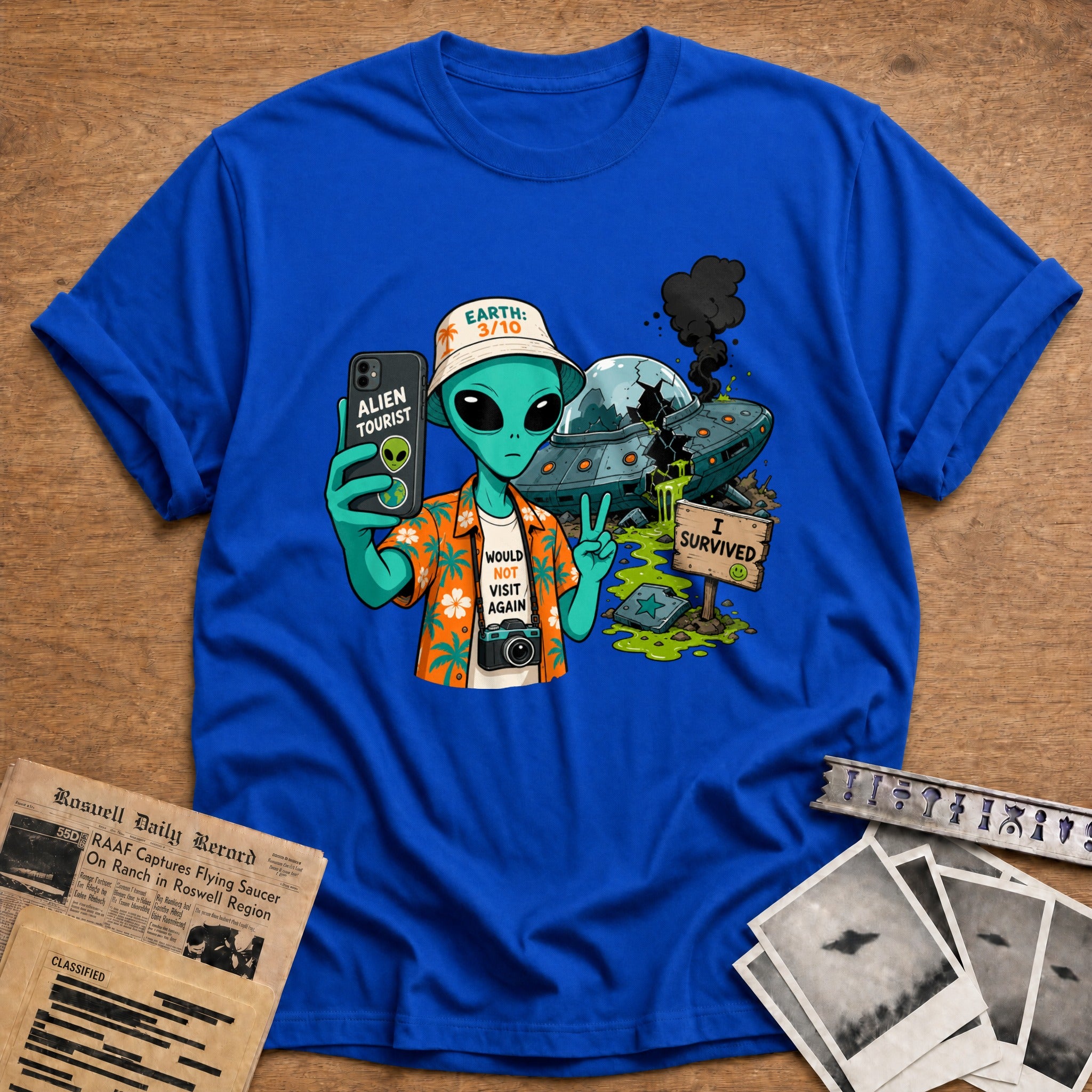 would not visit again alien tourist funny - Royal