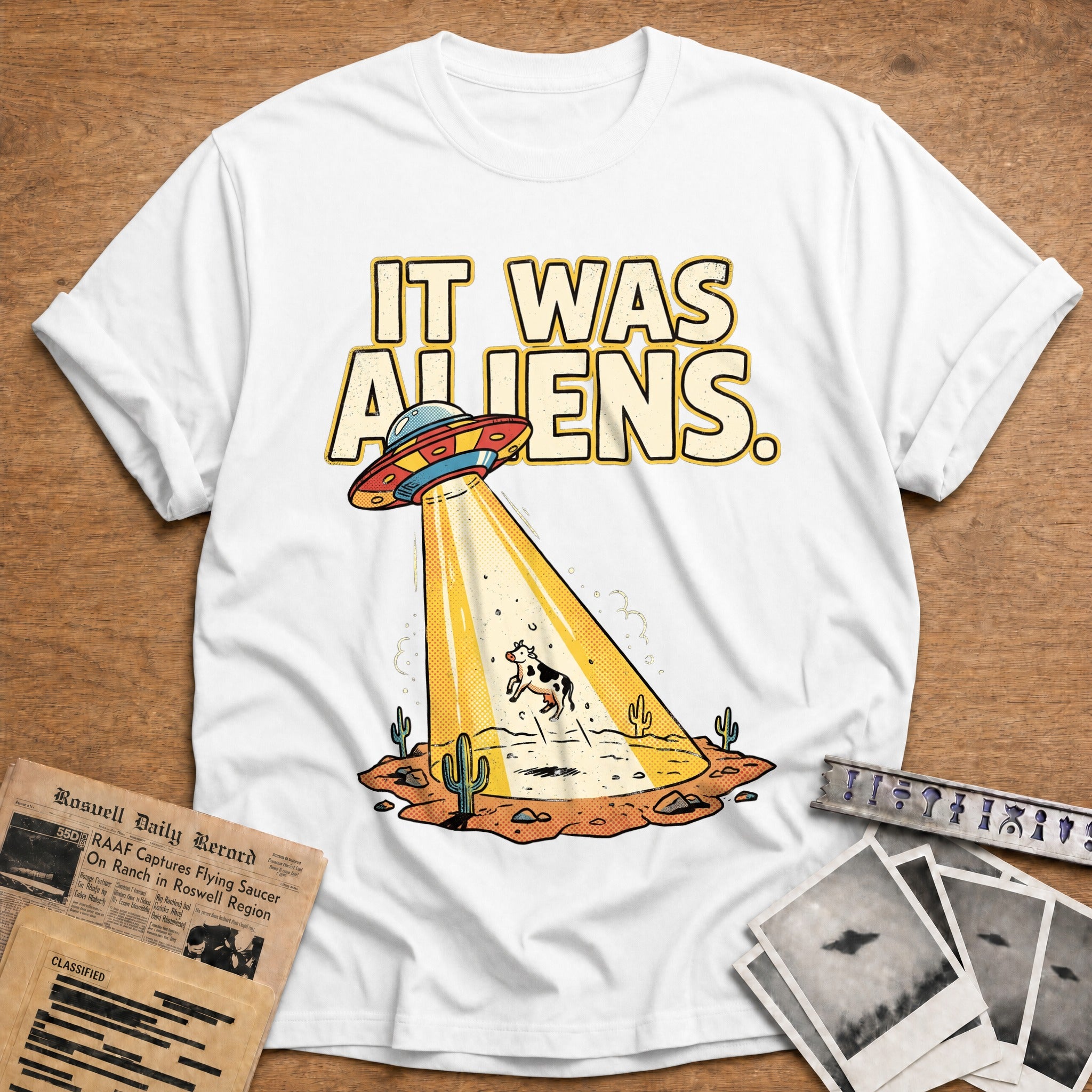 It Was Aliens - White