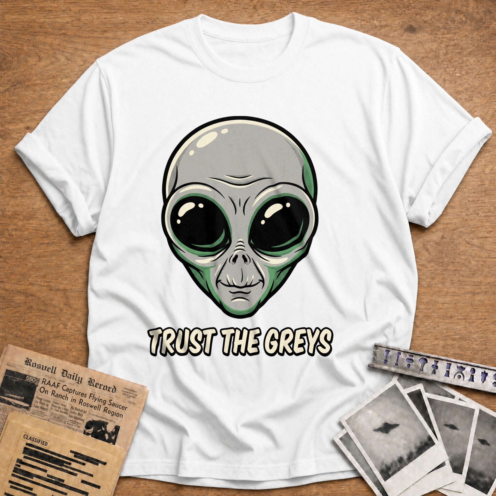 Trust The Greys - White